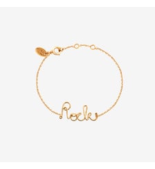 Bracelet doré rock - bling Caroline Najman