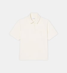 Polo oversize denim léger Lacoste