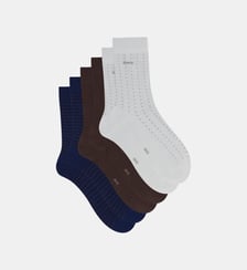 Lot de 3 Paires de Chaussettes Coton Style Dim