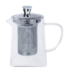Rooibos - théière en verre avec filtre dévissable inox, 0.8L Cristel
