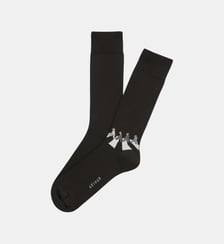 Chaussettes en coton - A'Bear road Noir Arthur
