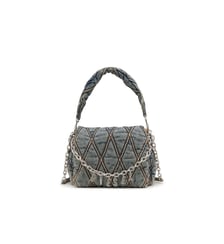 Charm-D M-Sac à main en denim matelassé Diesel