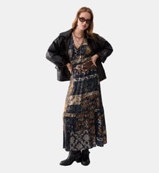 Robe longue avec volants Liu Jo
