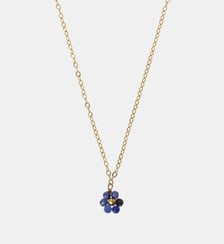 Collier  Mini Maya avec fleurs à pierres fines Les Cléias