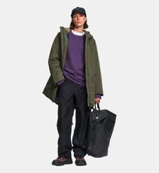 Parka mi-longue imperméable à capuche sherpa REPREVE Aigle