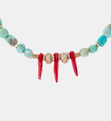 Collier ajustable avec perles et pampilles MARCEL Hipanema