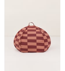 Pouf rond à rayures - taille enfant - Vibes Nobodinoz