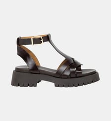 Sandales Plates Laïli Cuir Bobbies