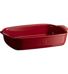 Plat à four rectangulaire rouge grand cru 36 x 23 cm Emile Henry