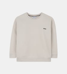Sweat-shirt col rond uni BOSS Kidswear