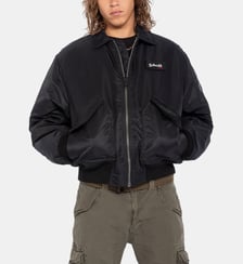 Bomber CWU coupe 90's en nylon recyclé Schott