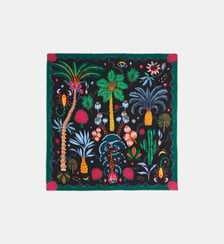 Foulard coloré imprimé en viscose HERBORIUM Wild