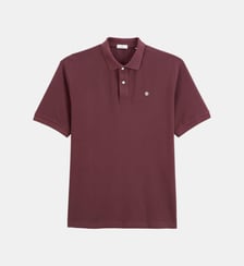 Polo Lucas en piqué de coton Serge Blanco