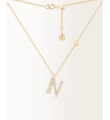 Collier Initiale N Or Jaune PIAPARIS