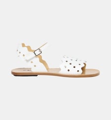 Sandales ajourés avec logo Marni
