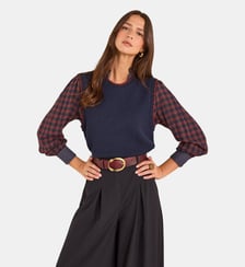 Pull Sans Manches En Laine Mélangée Alenzo Maison 123