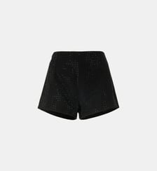 Short taille haute à strass Pinko