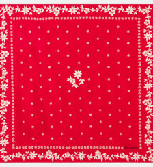 Foulard carré rouge Claudie Pierlot