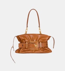 Sac Anthem en cuir de veau Balmain
