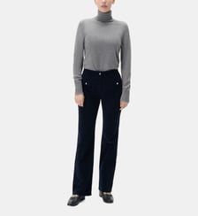 Pantalon pelley - Motif uni - Coupe flare Caroll