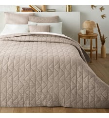 Couvre lit boutis matelassé coton Zig Zag Scenario La Redoute Interieurs
