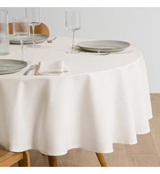 Nappe ronde anti-tache coton SCENARIO La Redoute Interieurs