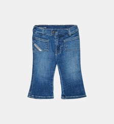 Jean bootcut coupe ajustée lavage bleu moyen - D-Heki Diesel Kids