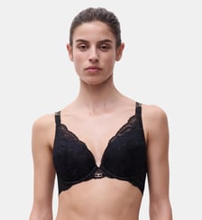 Soutien-gorge coques push-up en dentelle Chantelle