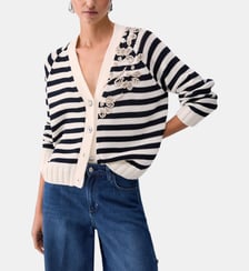Cardigan avec broderies de pierres Liu Jo