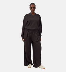 Pantalon oversize satiné Lacoste