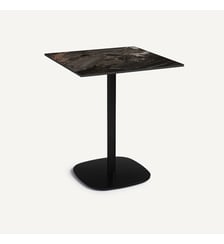 Table de bistrot, plateau en céramique, 2 couverts AM.PM