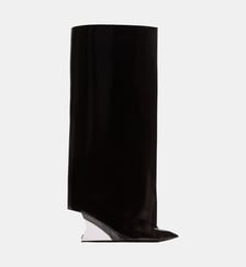 Bottes Wedge en cuir de veau Balmain