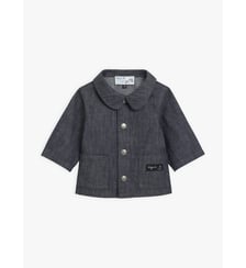 veste pression en jean Agnès b.