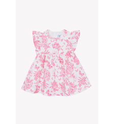 Robe -  coton imprimé inspiration toile de jouy Tartine Et Chocolat