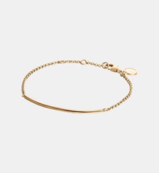 Bracelet en argent 925 plaqué en or jaune 18K en forme de tube Aristocrazy