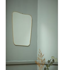 Miroir mural laiton Cyrillus