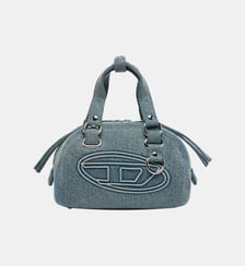 1DR Dome-Petit sac bowling en denim avec logo Oval D Diesel