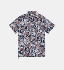 Chemise manches courtes en coton imprimé dragon Serge Blanco