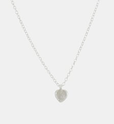 Collier pendentif cœur de zircon - argent garanti 925 doré Balaboosté
