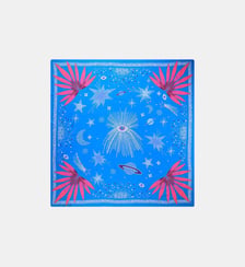 Foulard moyen coloré à motifs en viscose COMETE Wild
