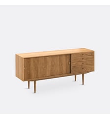 Buffet vintage, 2 portes, 4 tiroirs La Redoute Interieurs