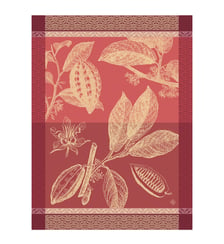 Torchon Chocolats - Fève 100% coton Le Jacquard Francais