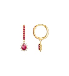 Créoles ornées d'un pendentif Vintage Romance Thomas Sabo