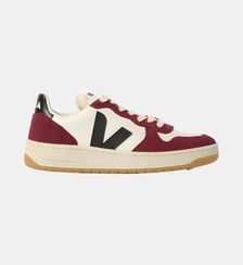 Baskets basses V-10 Prime en cuir effet suédé Veja