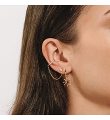 Puce Lyse Blanche Nebuleuse Bijoux