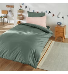 Housse couette enfant percale coton bio Scenario La Redoute Interieurs