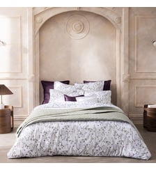 Housse de couette imprimée en satin de coton bio, BUCOLIQUE Alexandre Turpault