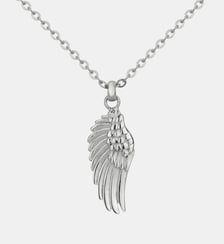 Collier Aile Argent en Acier 316L Phebus
