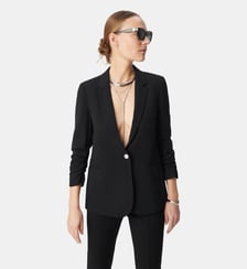 Veste tailleur en crêpe Ikks