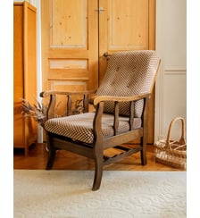 Fauteuil pliable et ajustable Ernest N°1076- Produit chiné Debongout